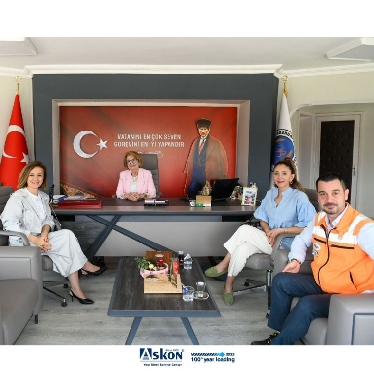 A Courtesy Visit to Mayor Birsen Çelik of Bozkurt Municipality  Text: