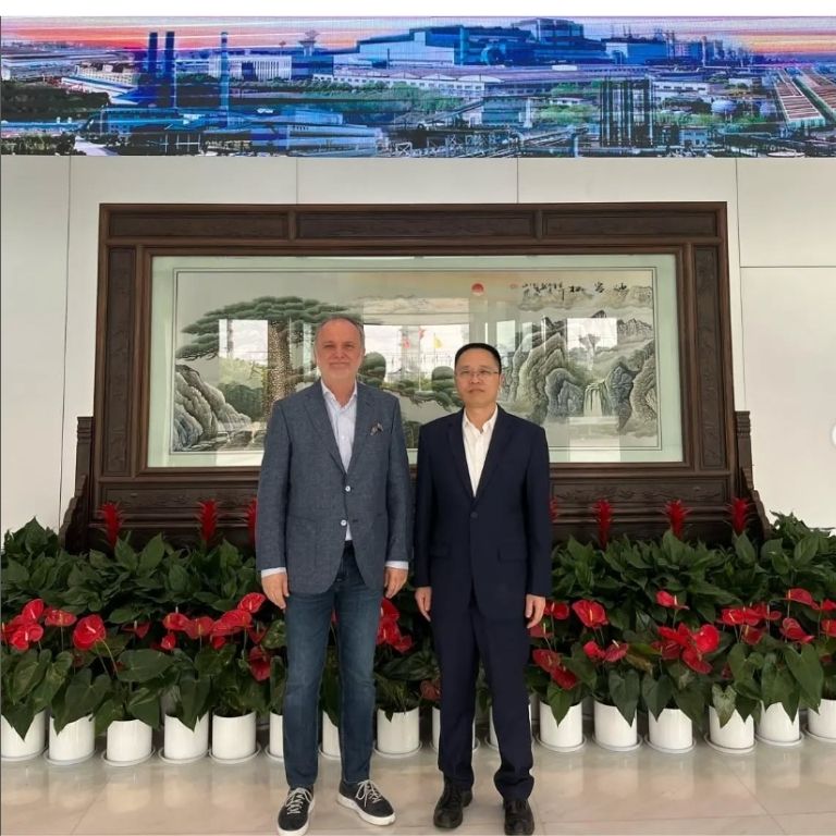 Askon Demir Visits Citic Pacific Special Steel Facilities