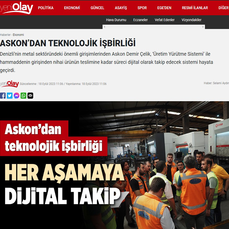 Technological Collaboration from Askon Demir