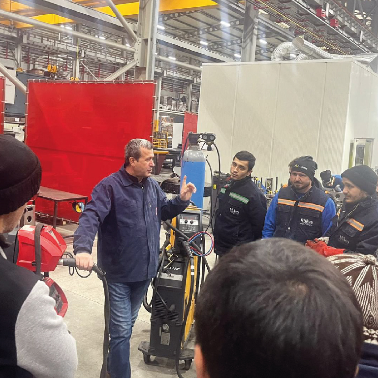 Welding Training Conducted for Our Welded Manufacturing Team at Çardak Facility
