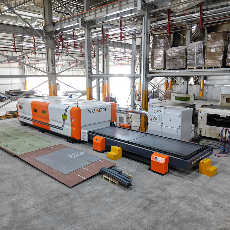 New Investment in Çardak Factory: Nukon 12 KW Fiber Laser Cutting Machine Started Production