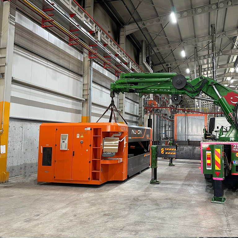 Çardak Machinery Park Strengthens: NUKON REX 315 Laser Cutting Machine Takes Its Place