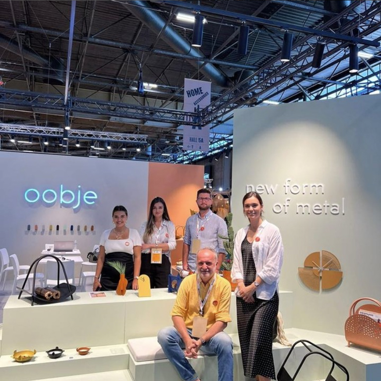 Oobje Dazzles with Metal Decoration Products at Maison&Objet Fair
