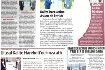 Askon Demir Çelik Participated in the National Quality Movement